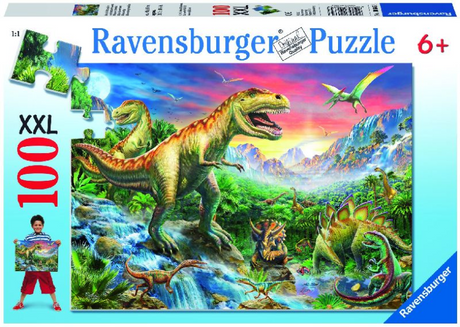 Ravensburger Puzzle mit den Dinosauriern - Puzzle - 100 Teile