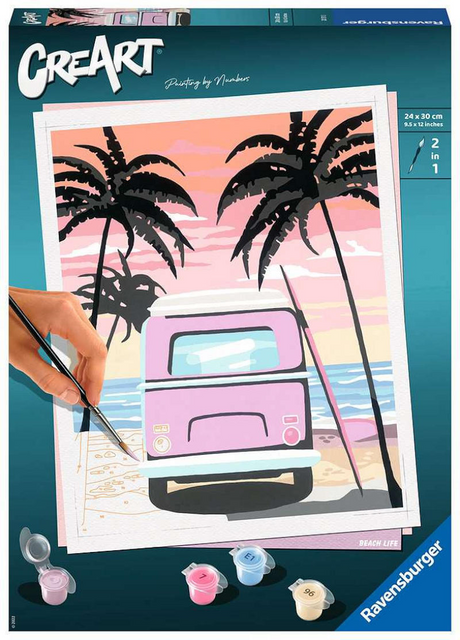 Ravensburger Malen nach Zahlen Ravensburger Creart Malen nach Zahlen – Strandleben