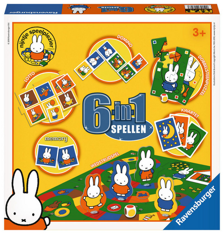 Ravensburger Miffy-Spiele, 6in1