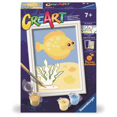 Ravensburger Creart Malen nach Zahlen – trendiger Fisch