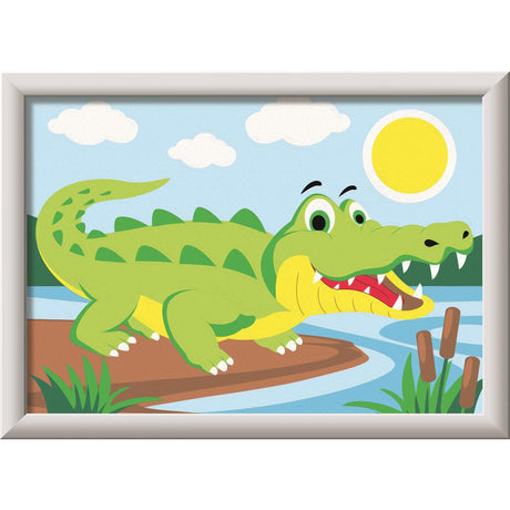 Ravensburger CreArt Malen nach Zahlen Krokodil