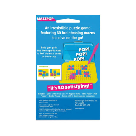 Ravensburger – Mazepop – anspruchsvolles Logikspiel – ab 8 Jahren
