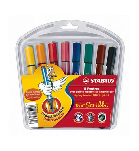 Stabilo Trio Scribbi Filzstiftetui 8 Farben