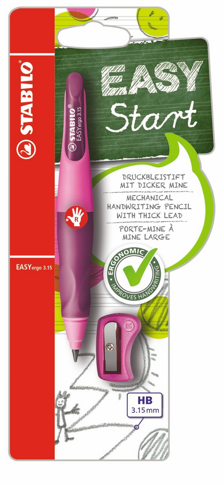 Stabilo easy ergo 3.15 startet richtig pink