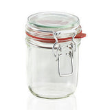 Leifheit 3192 Einmachglas mit Bügelverschluss 370 ml Glas Edelstahl