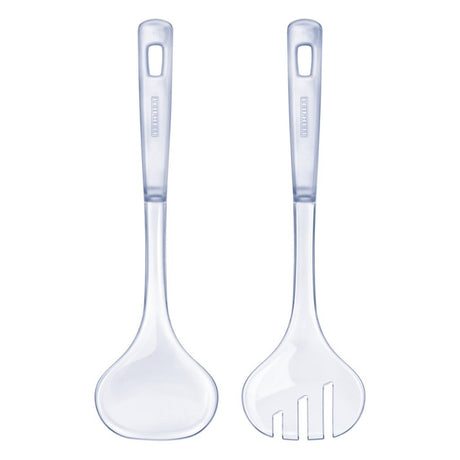 Leifheit 3196 Salatbesteck transparent 2-teilig