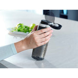 Leifheit 3261 Flip Tritan Trinkflasche 550 ml schwarz