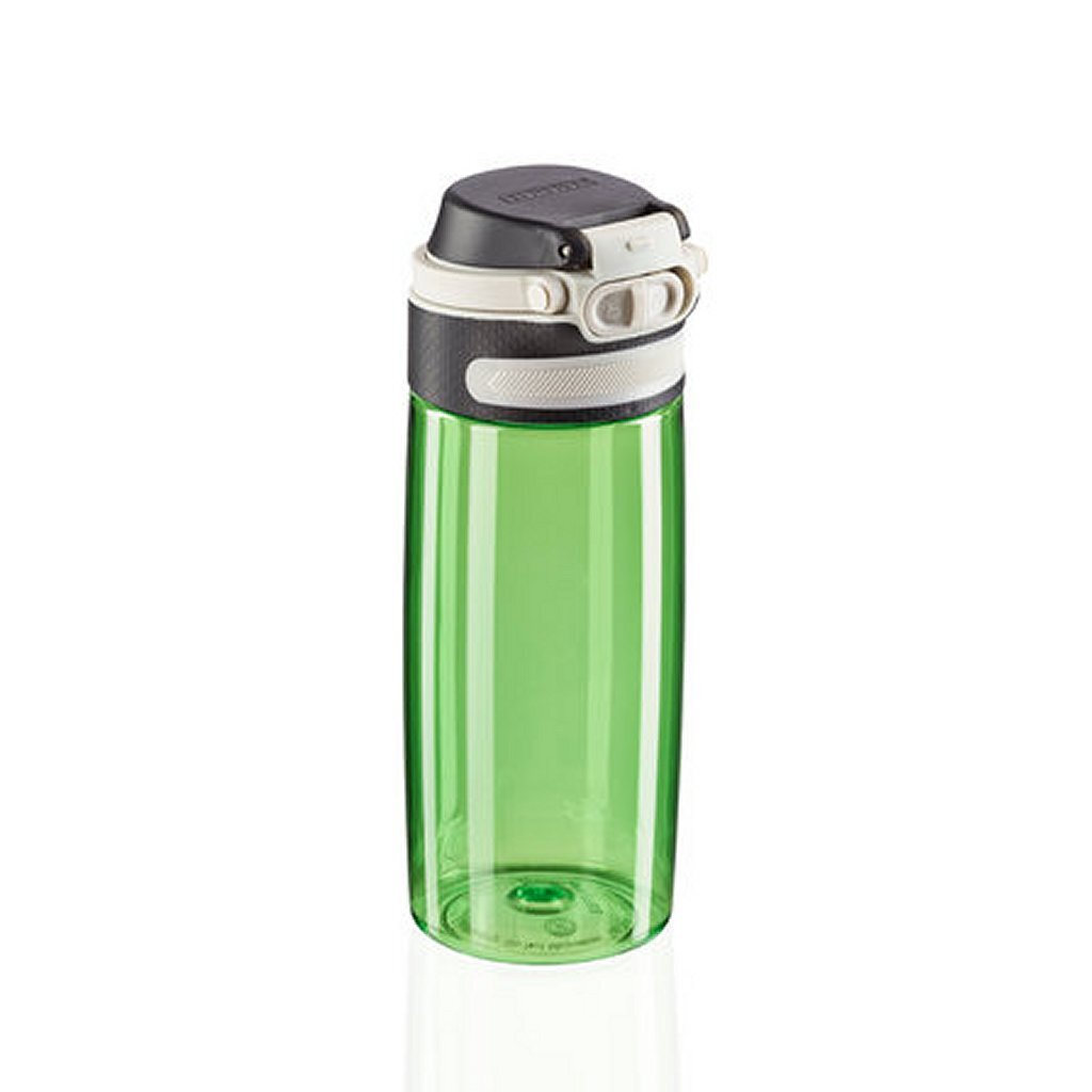 Leifheit 3267 Flip Tritan Trinkflasche 550 ml grün