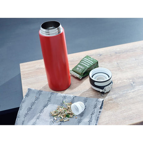 Leifheit 3273 Flip Isolierbecher 600 ml rot