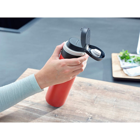 Leifheit 3273 Flip Isolierbecher 600 ml rot
