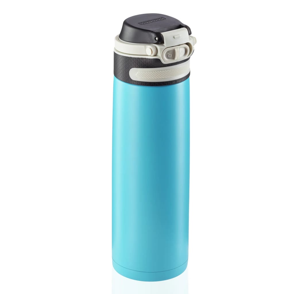 Leifheit thermosfless Flip 600 ml Wasserblau