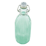 Leifheit 36322 Facettenglasflasche 0,5l transparent grün