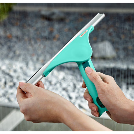 Leifheit Fensterwischer 2in1 pro Reach XL – Klicksystem – 40 cm Wischbreite