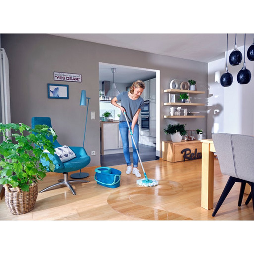 Leifheit 52101 Clean Twist Disc Mop Ergo Set Blau