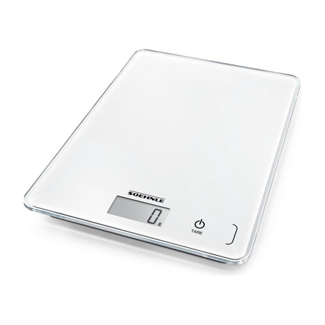 Soehnle Küchenwaage Compact 300 – digital – 1 Gramm genau – bis 5 kg – weiß