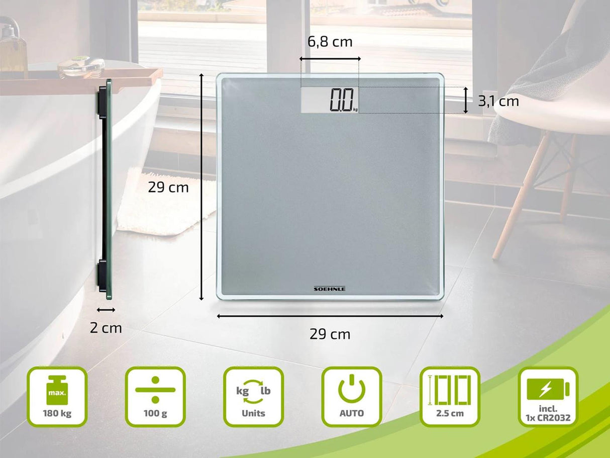 Soehnle 63852 Sense Compact 300 digitale Personenwaage