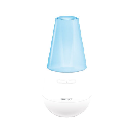 Soehnle 68025 Valencia Aroma-Diffusor mit blauer LED-Lampe weiß