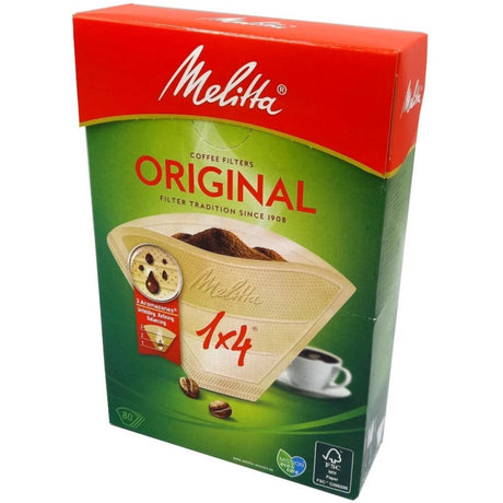 Melitta Kaffeefilterbeutel 1x4 Box (9x 80 Stück)