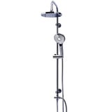 Ritterregen Duschset mit Massage Duschkopf Bahamas Chrom 91440