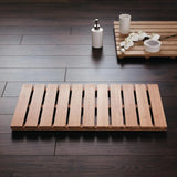 Ridder Badezimmer Matte Gitter Natur 72x38 cm Holz