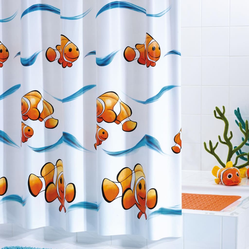 Ridersausche Vorhang Clown 180x200 cm Vinyl