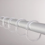 Ridersausche Vorhangringe transparent 49300