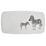 Ridder Badmat Zebra 38x72 cm weiß und schwarz