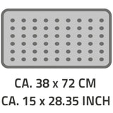Ridder Ridder Badhmat Anti-Slip Plattfuß 72x38 cm Grau 67087
