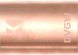 Kirchhoff koperen dubbele sokkel, blank, 28 mm, 2 sockets, (5270) - 989096055