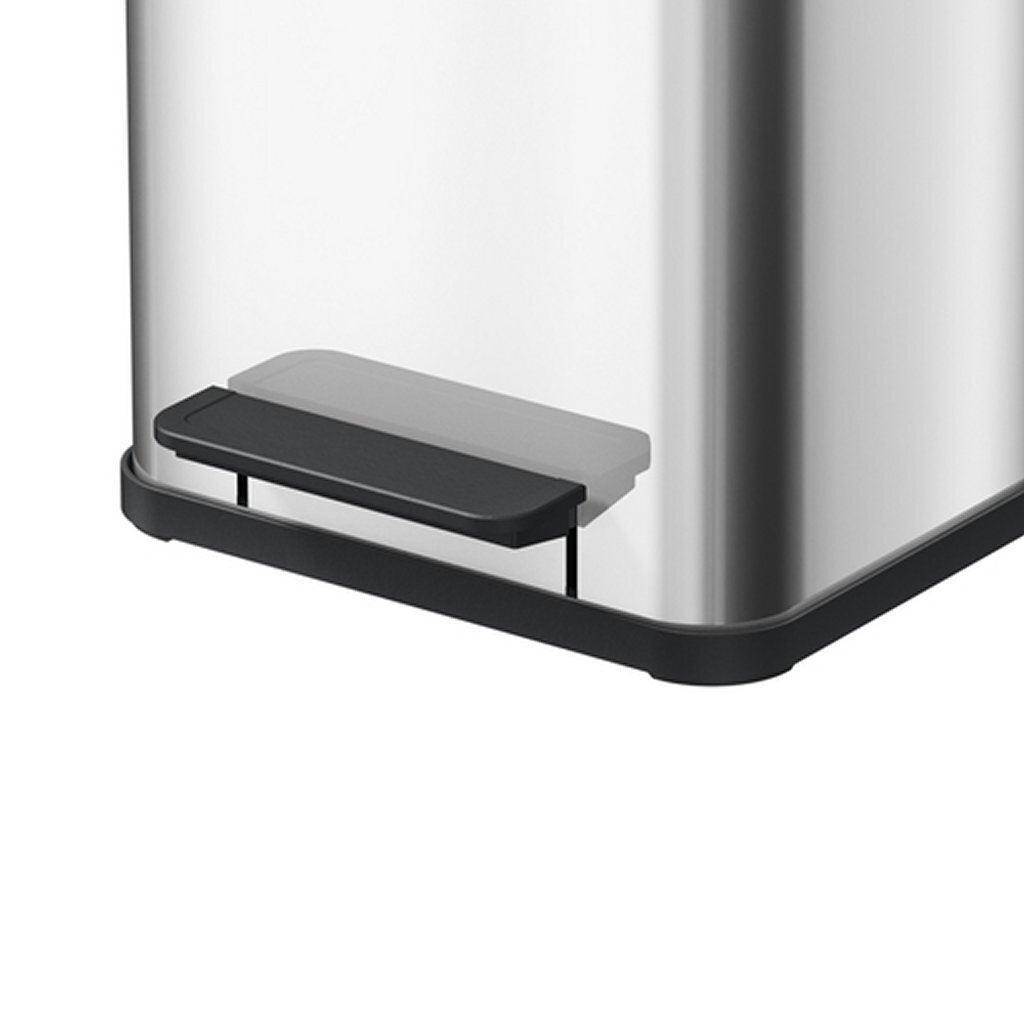 Hailo öko duo plus Treteimer 2x9l Edelstahl