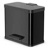 Hailo Öko Trio Plus Pedal Bin 3x9l Schwarz