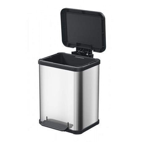 Hailo 0619-200 öko uno plus m Treteimer 17l Edelstahl