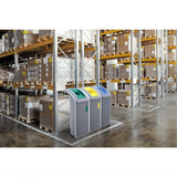 Hailo Hailo 0912-590 ProfiLine WSB Design Plus XXXL Mülltrenner 120L grau