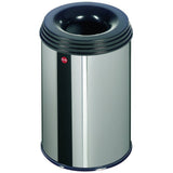 Hailo 0915-022 Profiline Safe M Abfallbehälter 14l Edelstahl schwarz