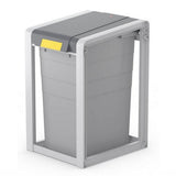 Hailo 0935-202 profiline öko xl (Grundgerät) Abfalltrenner 38l grau