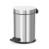 Hailo 0704-060 Solid S Treteimer 4l Edelstahl