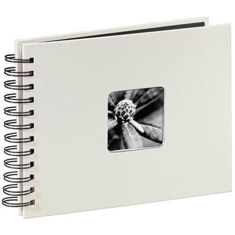 Hama Spiralalbum Fine Art 24 x 17 cm 50 schwarze Seiten Kreide