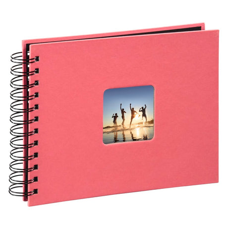 Hama Spiralalbum Fine Art 24 x 17 cm 50 schwarze Seiten Flamingo