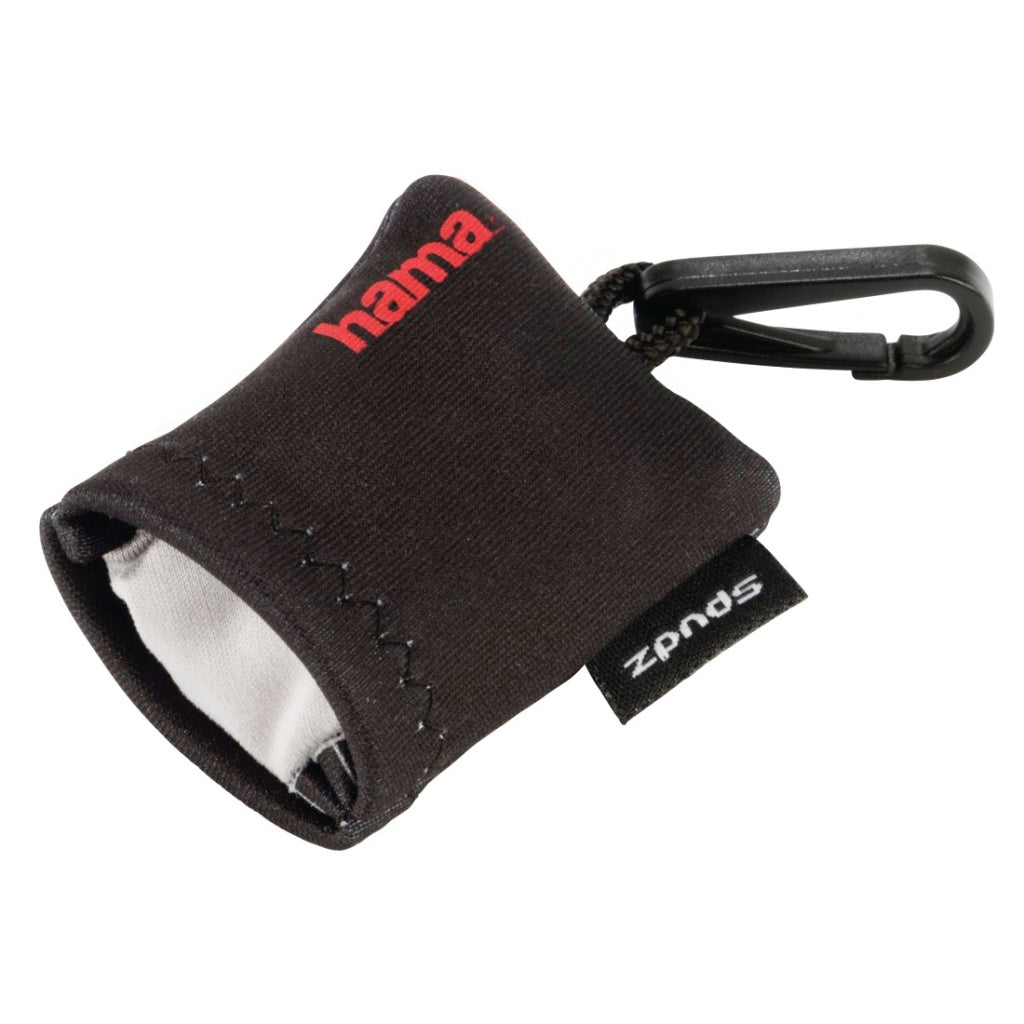 Hama Mikrofaser-Reinigungstuchtasche Schwarz
