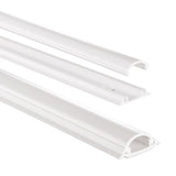 Hama PVC-Kabelkanal halbrund 100 3,5 0,9 cm weiß