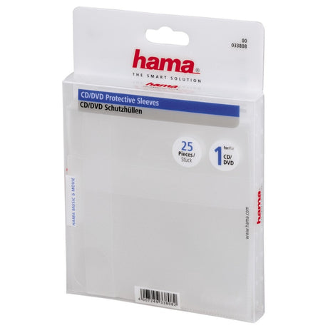 Hama CD-DVD-Papierhüllen 25er-Pack transparent