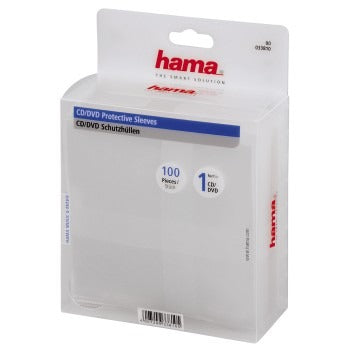 Hama CD-DVD-Hüllen 100er-Pack transparent