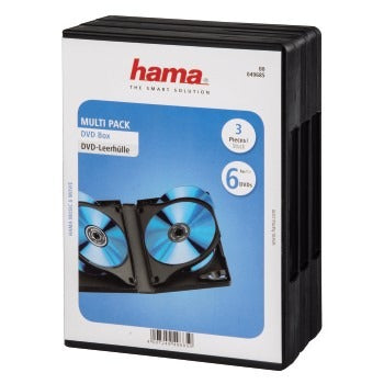 Hama DVD 6 Box 3er Pack