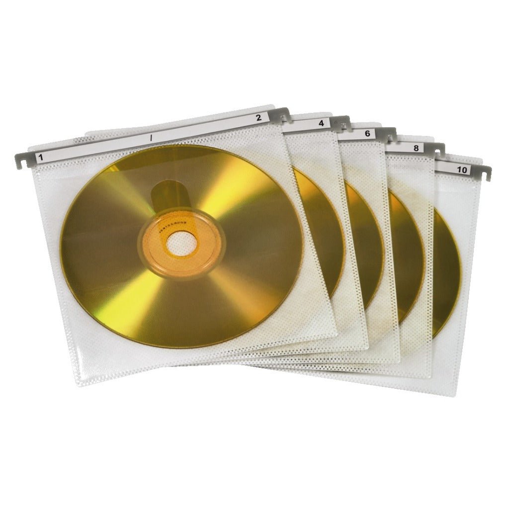 Hama CD-DVD-Hülle 50 St. Weiß