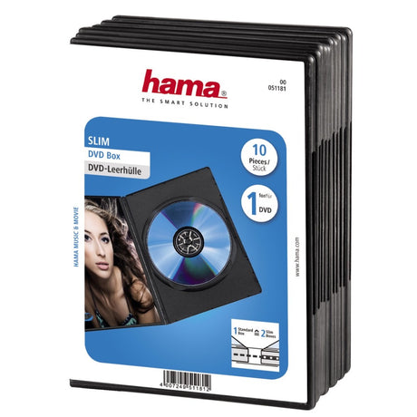 Hama DVD-Slim-Box 10er-Pack schwarz