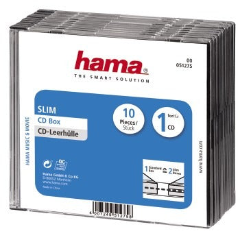Hama CD Slim Box 10er Pack