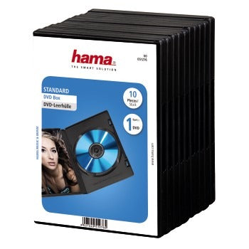 Hama DVD-Box schwarz 10er Pack