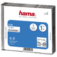 Hama CD-Box Slim 5er-Pack transparent schwarz