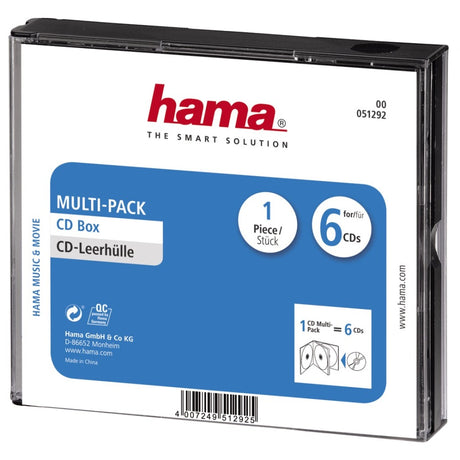 Hama CD-Multipack mit 6 CDs