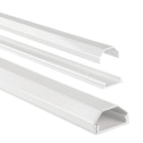 Hama Aluminium-Kabelkanal eckig 110 3,3 1,7 cm weiß